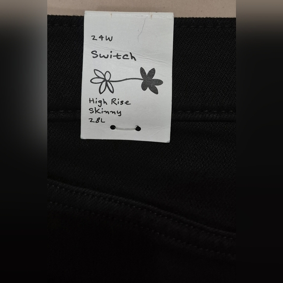 Aritzia Sunday Best Black Skinny Switch Jeans High-Waisted - Picture 8 of 9